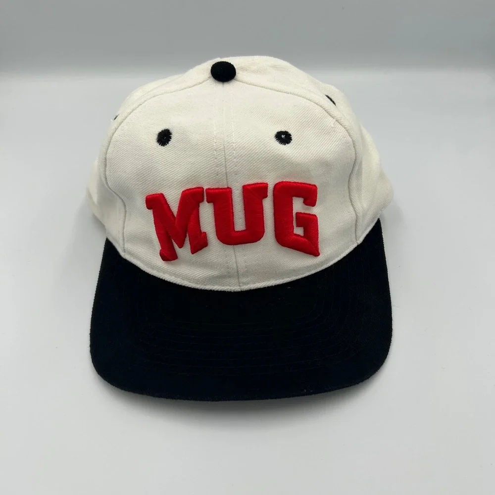 Top of the World Snapback Hat Mens OSFM White Mug Root Beer Embroidered Cap
